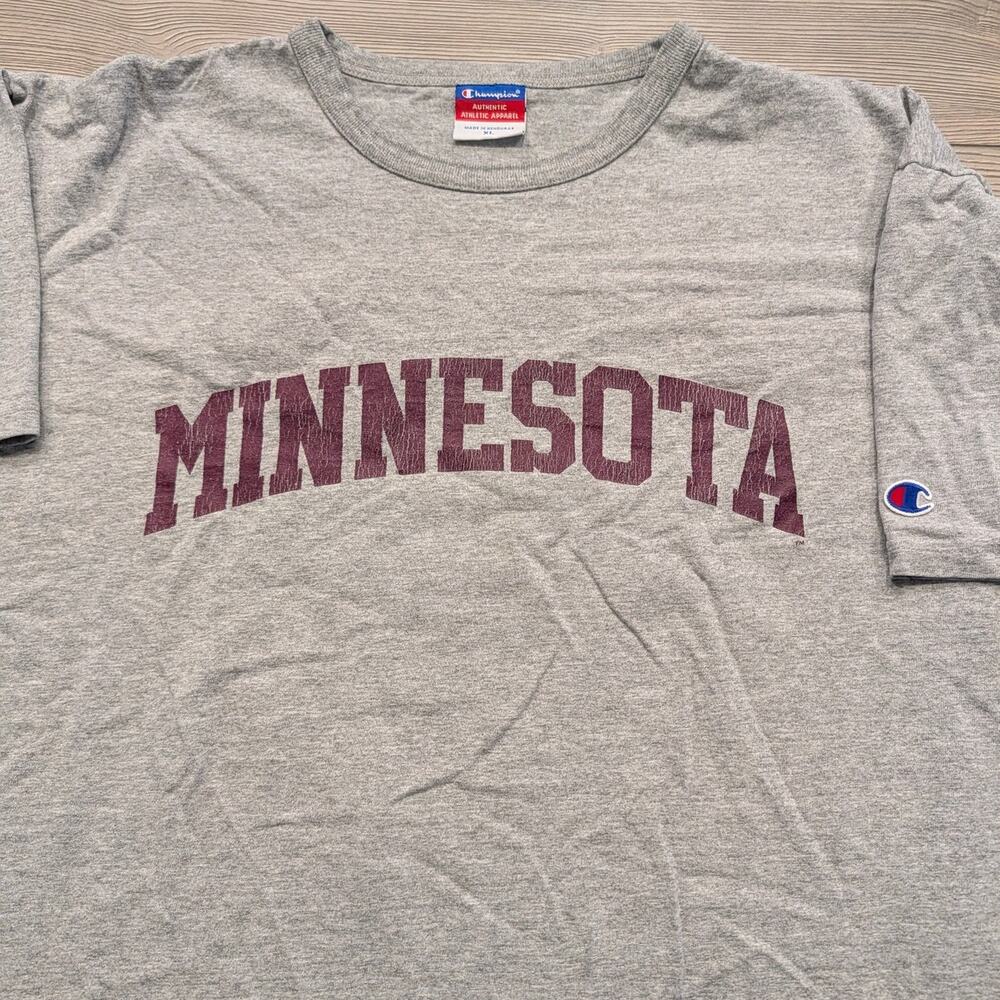 Y2K Minnesota University Champion T shirt - Picture 3 of 6